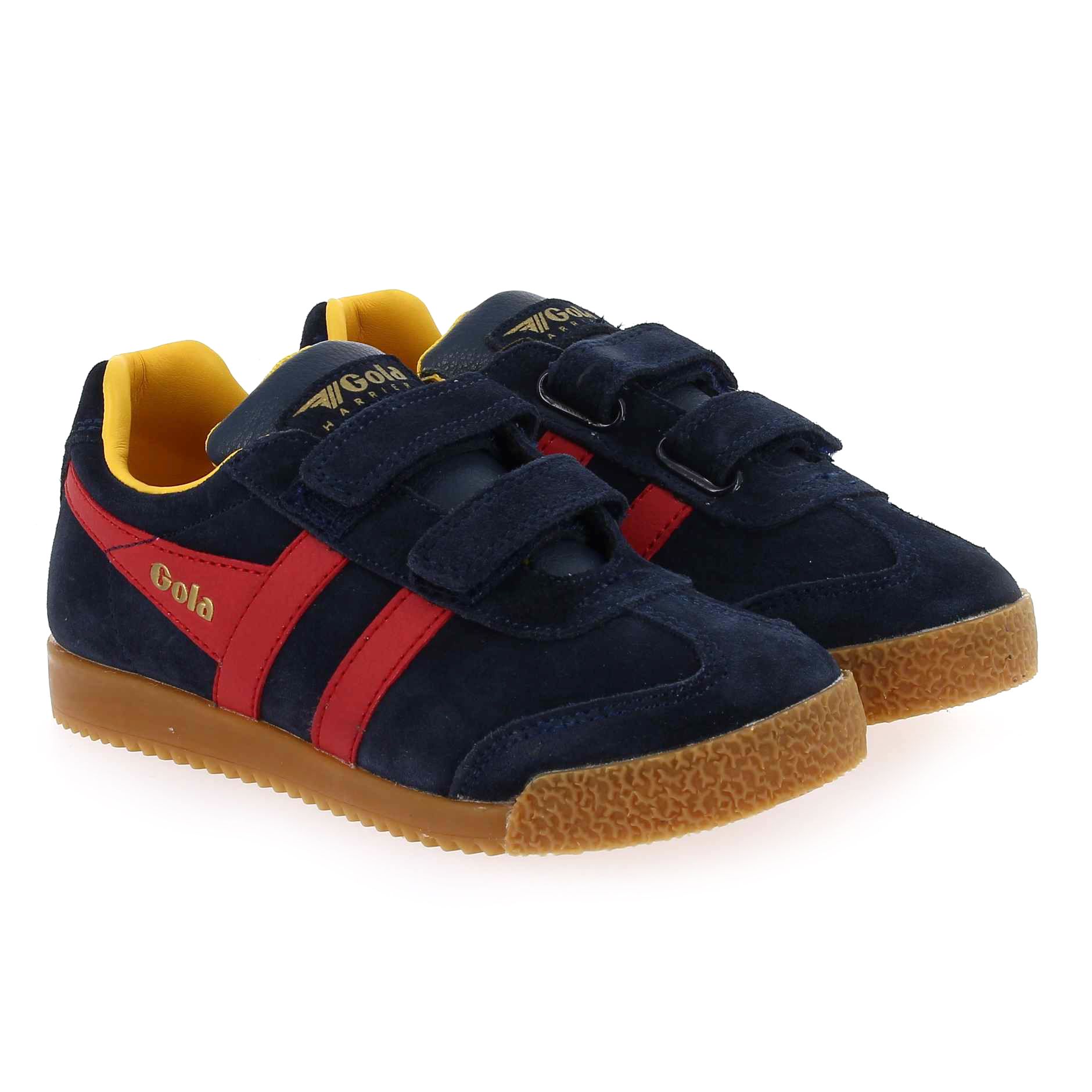 Gola  HARRIER VELCRO CKA192 - Marine Rouge