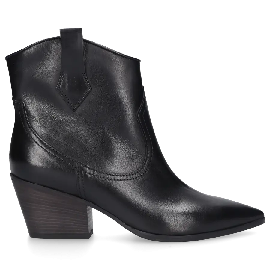 Kennel & Schmenger - Cowboy-/ Bikerstiefeletten DALLAS Kalbsleder - schwarz