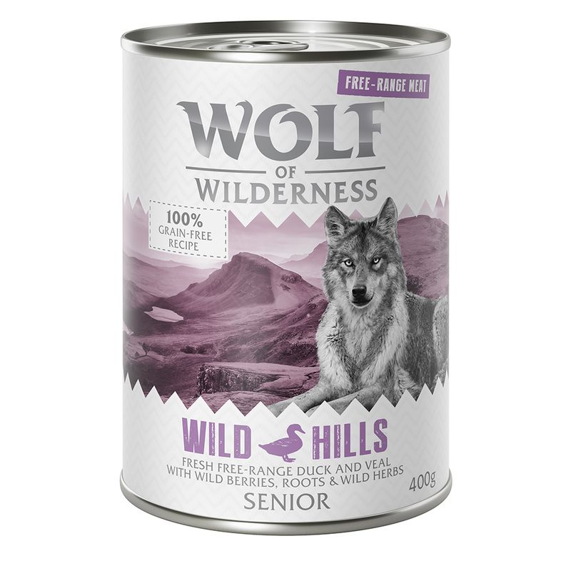 Wolf of Wilderness 'Freiland Fleisch' Senior 6 x 400 g