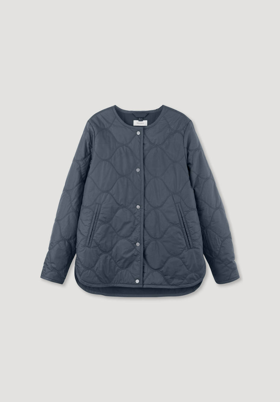 Steppjacke Nature Shell aus Bio-Baumwolle mit Woll-Wattierung
