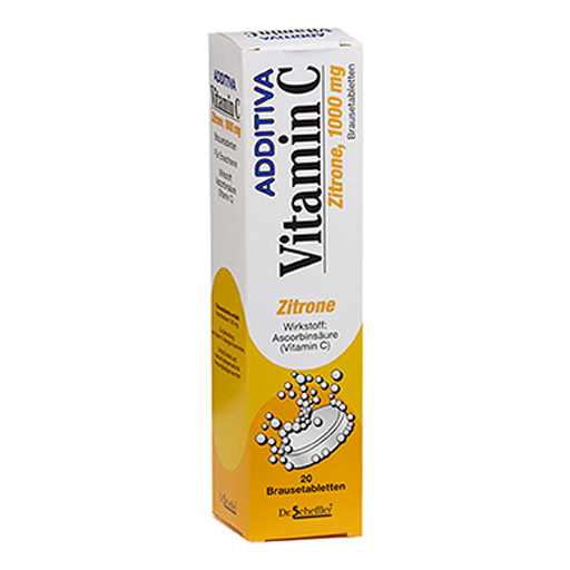 ADDITIVA Vitamin C 1 g Brausetabletten  20 St  Brausetabletten