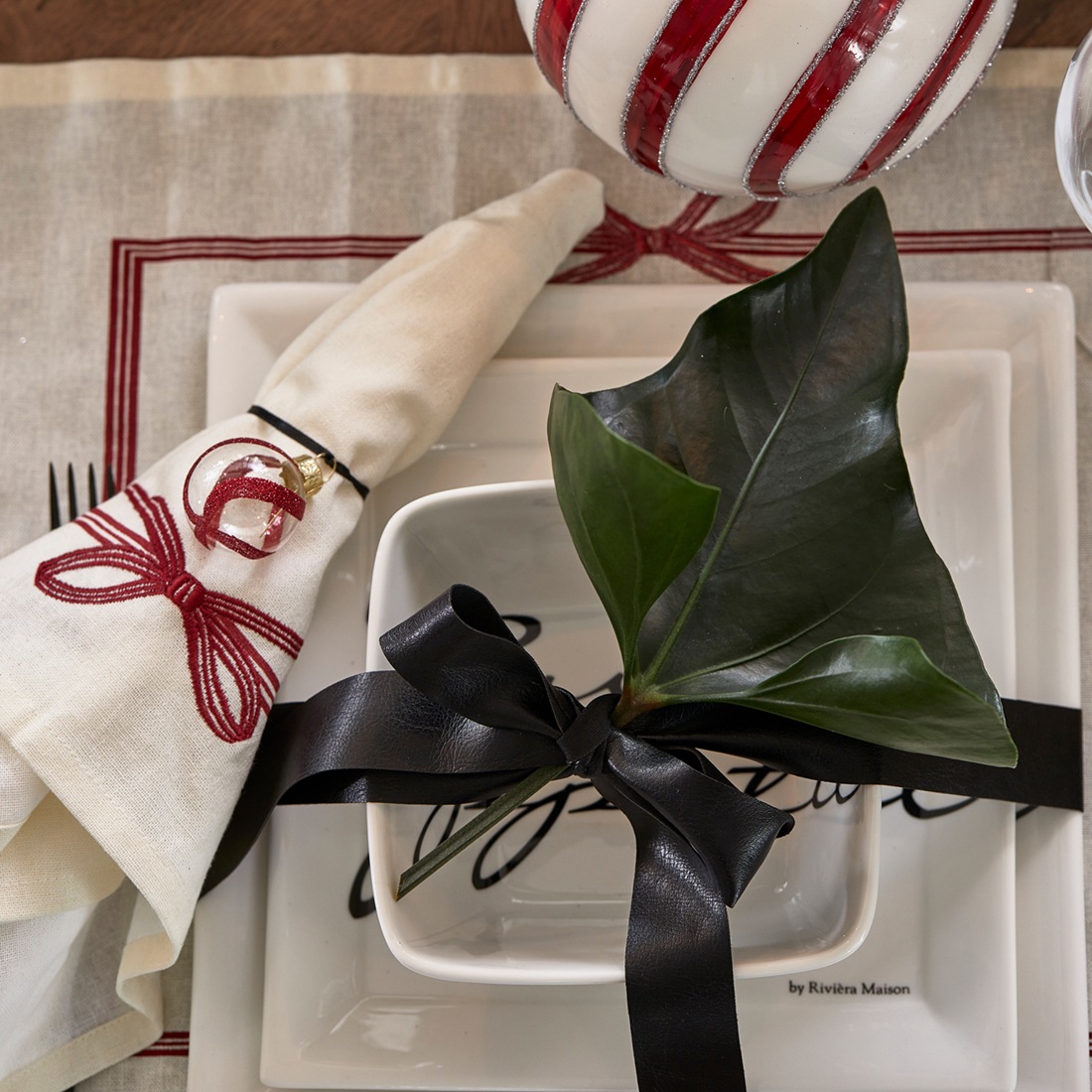 Christmas Ribbon Servietten 2 Stück