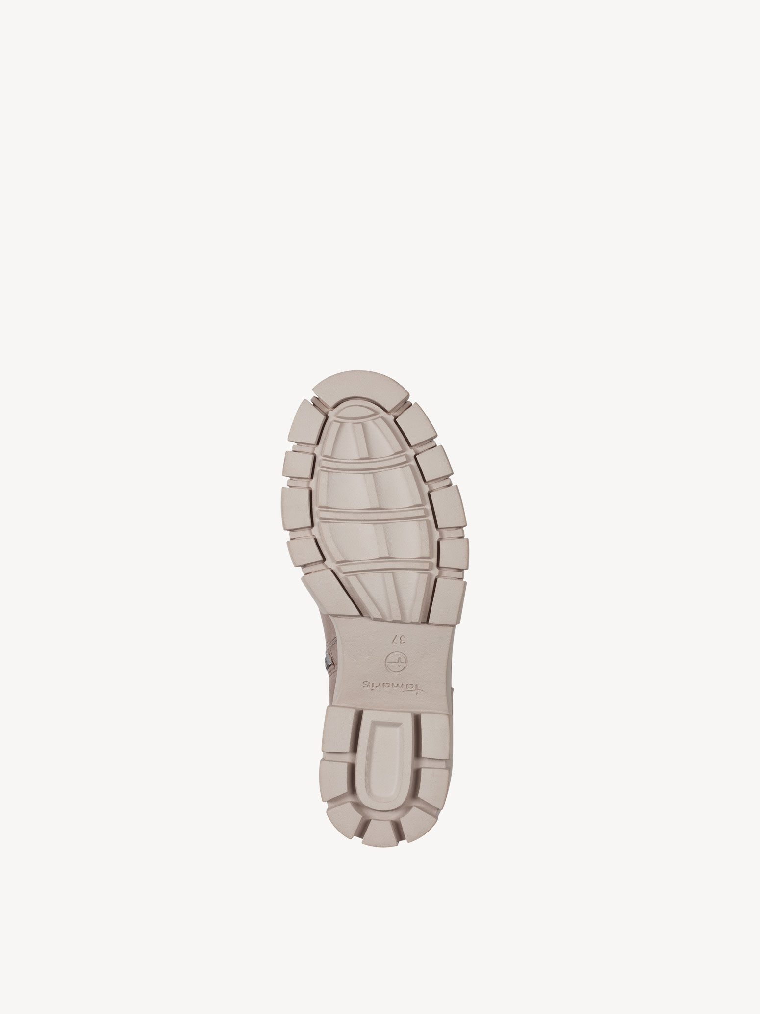 Bottine en cuir - beige doublure chaude