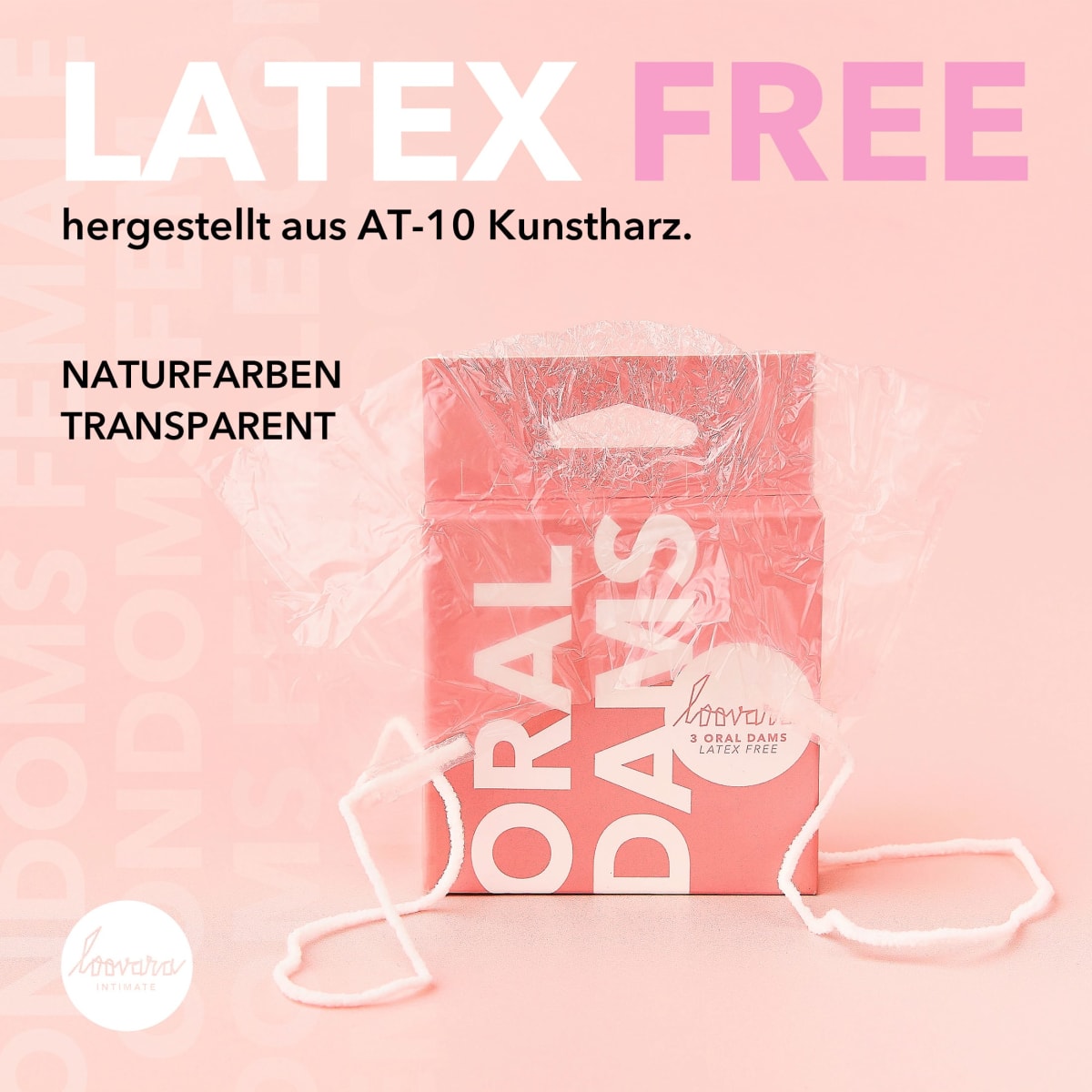 Lecktücher - Oral Dams, latexfrei, 3 St