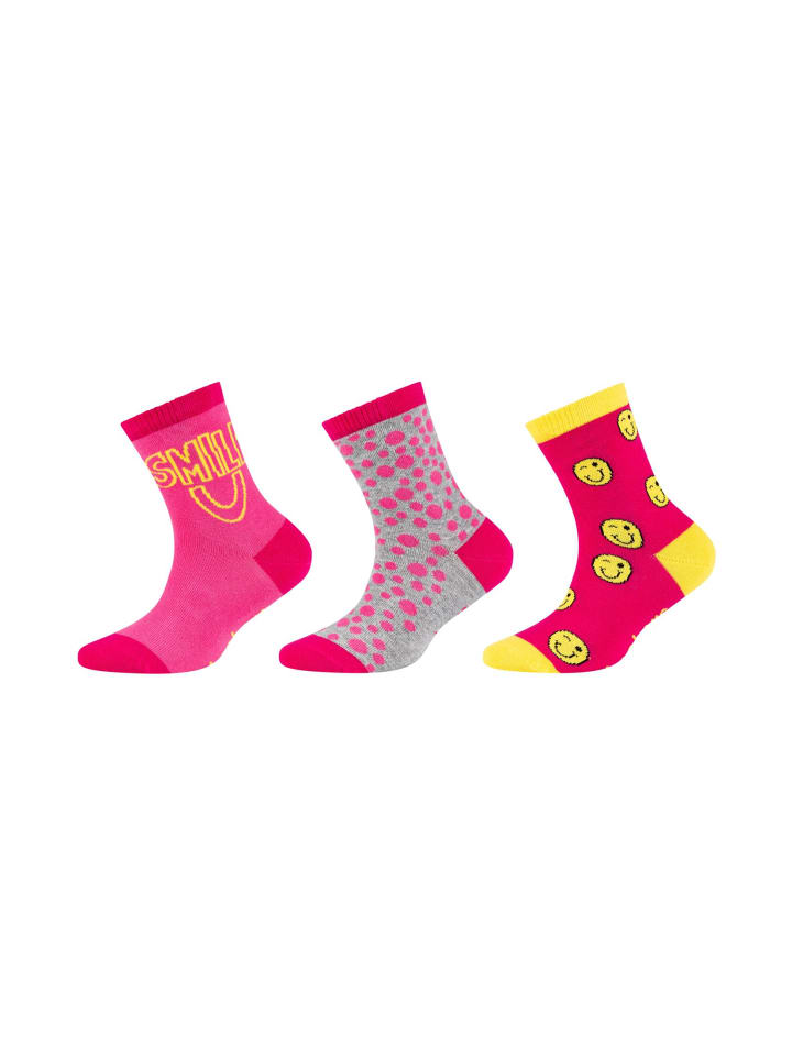 Skechers Socken 6er Pack casual in pink mix günstig kaufen 27-30