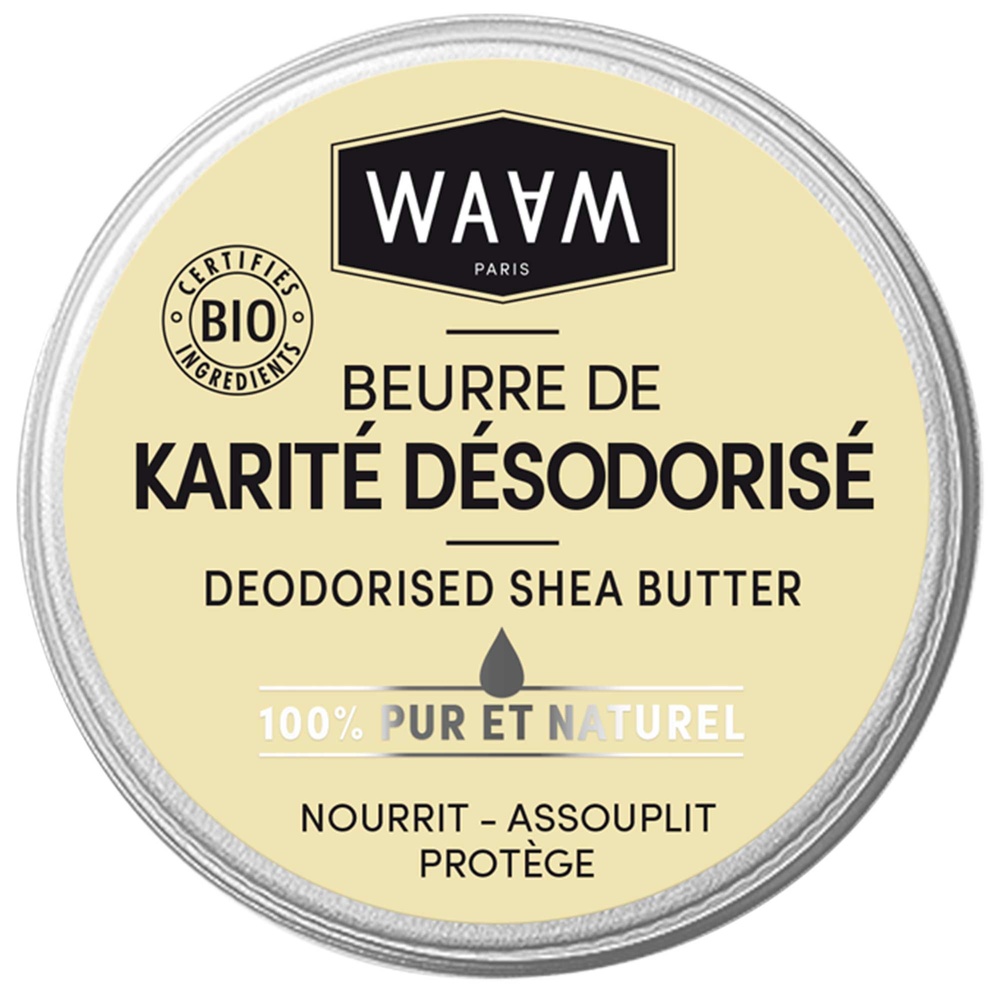 waam Beurre de Karité Pur (désodorisé) Beurres
