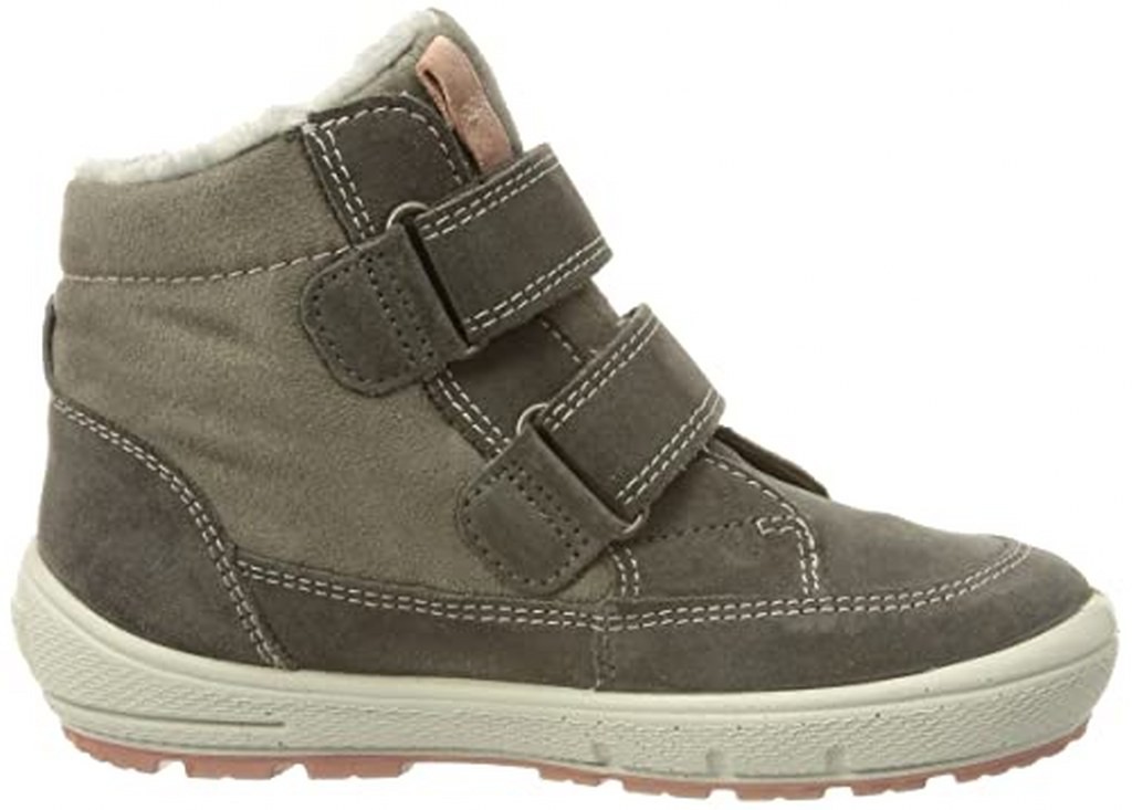 SUPERFIT Stiefel Mädchen grau Stiefelette Leder - GROOVY