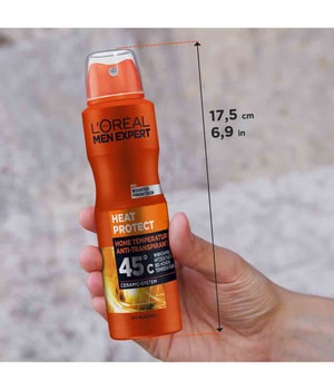 L'Oréal Men Expert Heat Protect Anti-Transpirant Hitzeschutz bis zu 45°C Deodorant Spray-150 ml
