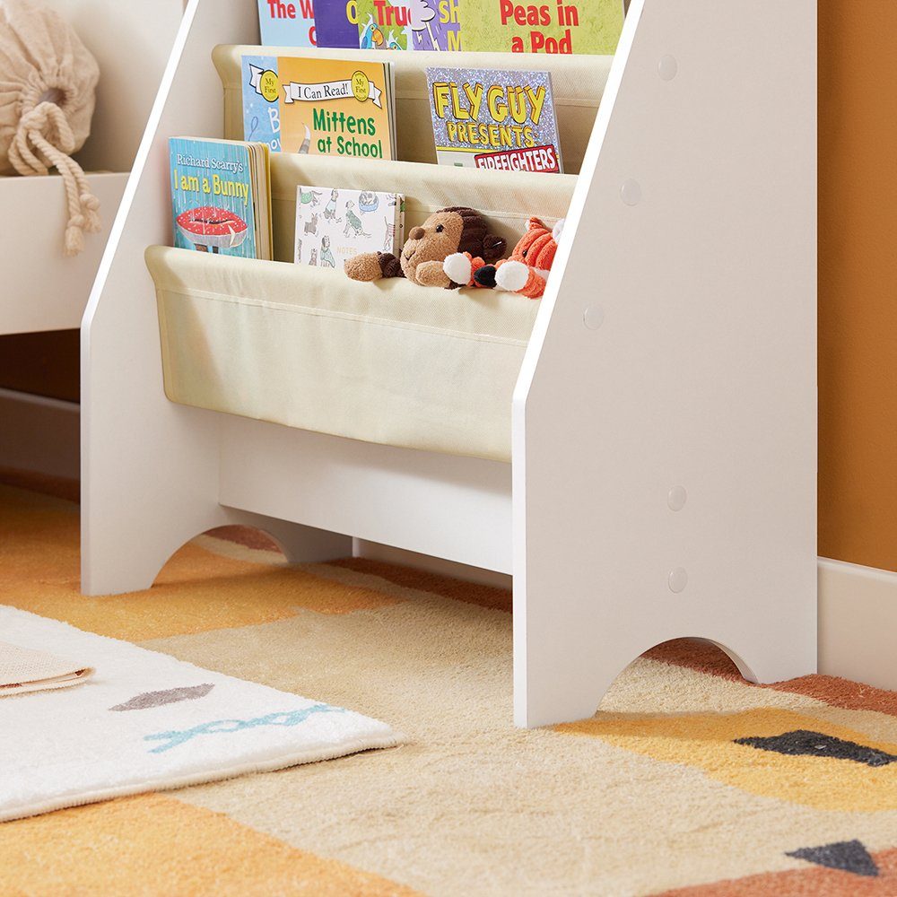 SoBuy Bücherregal FRG225, Kinderbücherregal mit 4 Ablagefächern