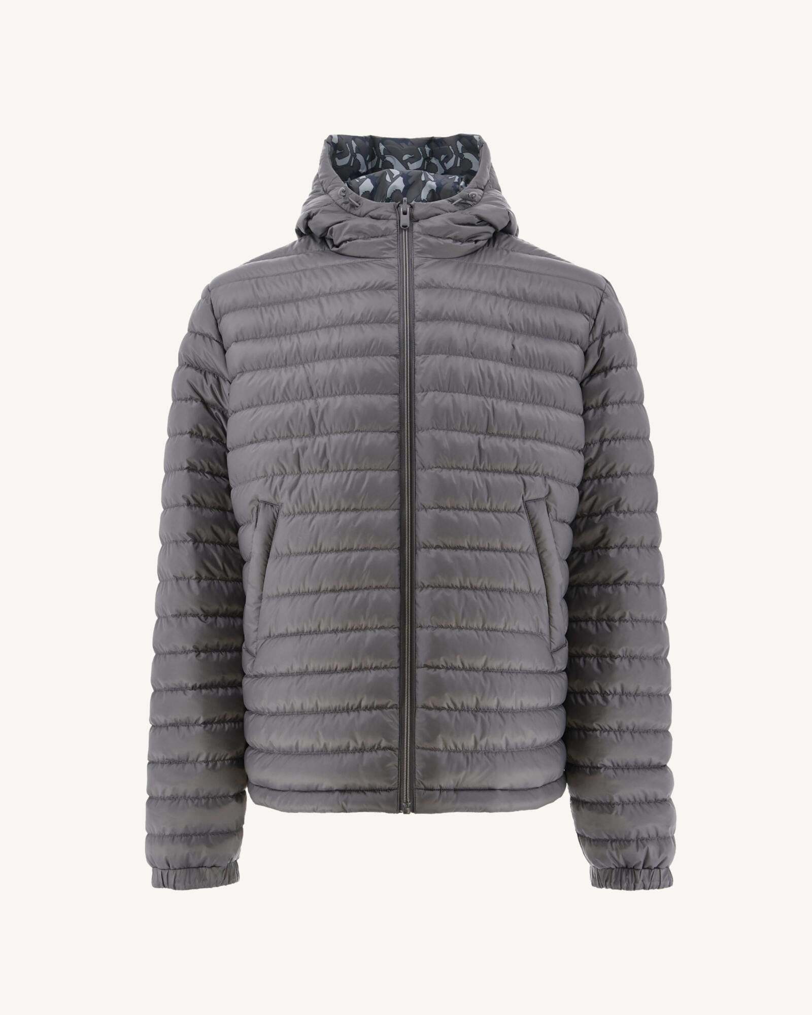 Doudoune réversible à capuche Monogram anthra/Anthra Bergen
