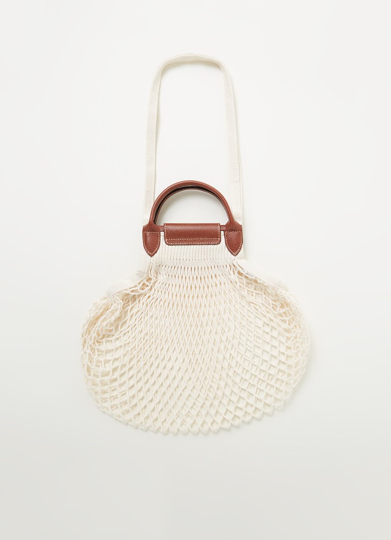 Sac à main Longchamp Le Pliage Filet avec détails en cuir