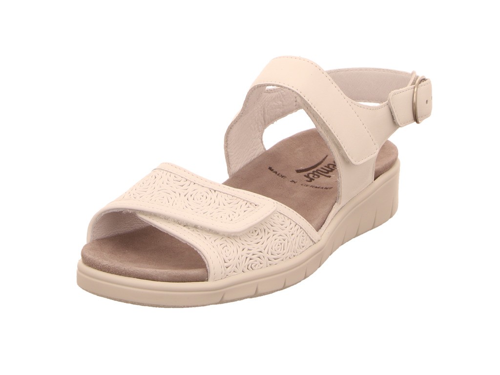 SEMLER Klassische Sandalen weiss