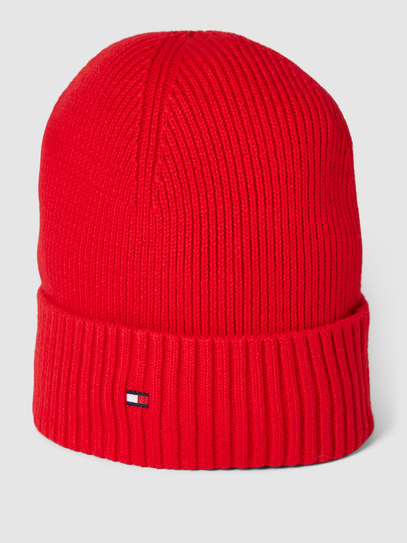 Mütze mit Logo-Stitching Modell 'ESSENTIAL FLAG' in rot
