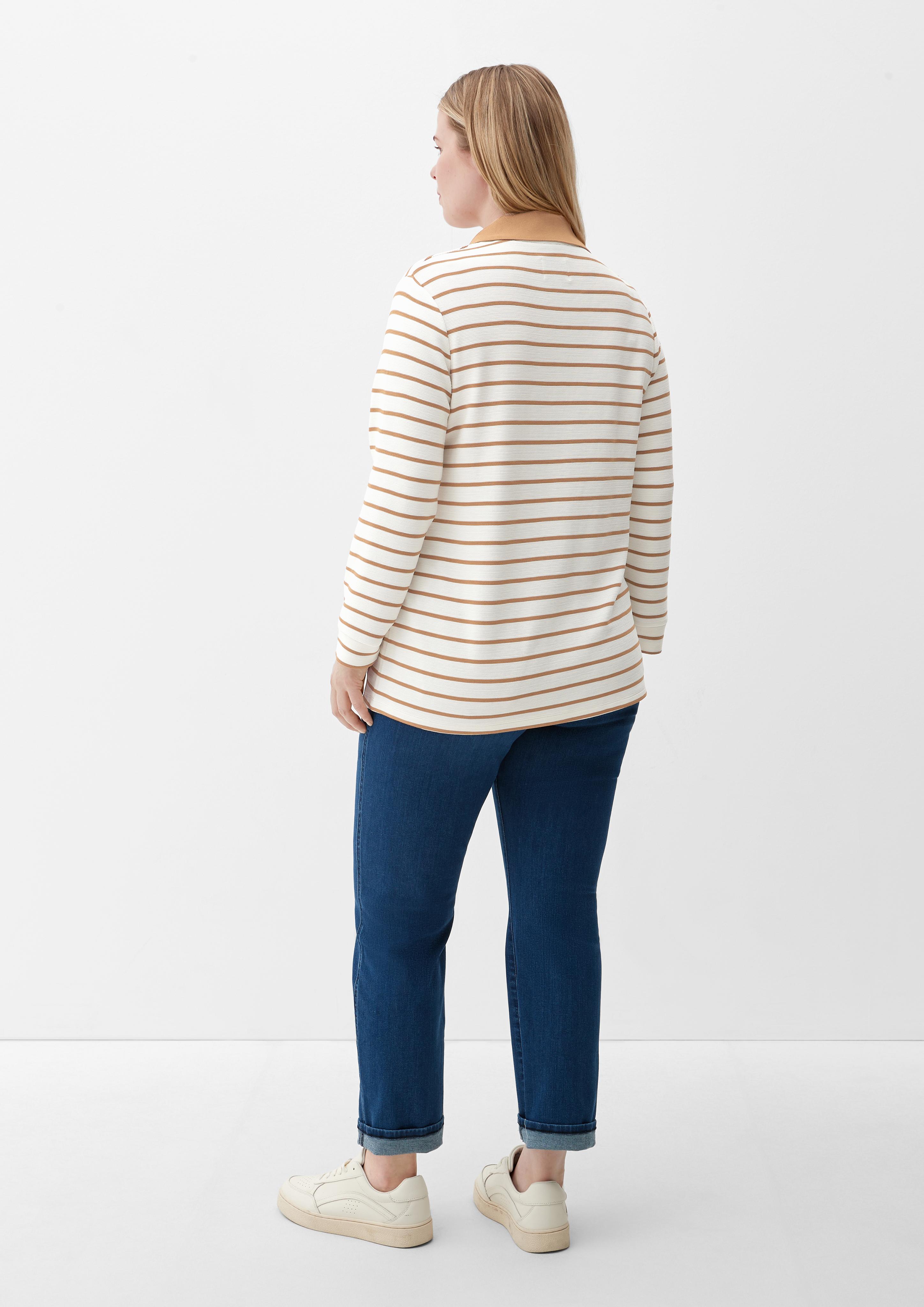 Sweatshirt mit Rippstruktur  2128571-02G2