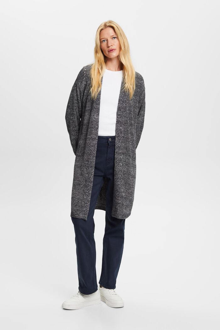 Langer Cardigan, Baumwollmix