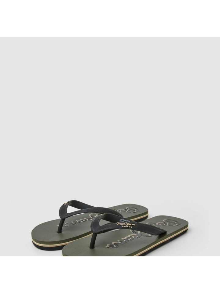 Pepe Jeans Flip-Flops Bay in Grün günstig kaufen