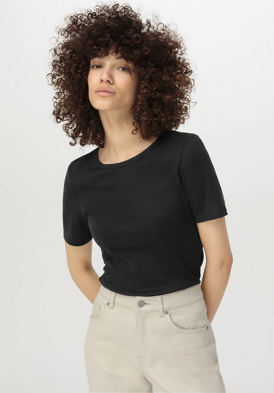 Kurzarm-Shirt aus reiner Bio-Baumwolle