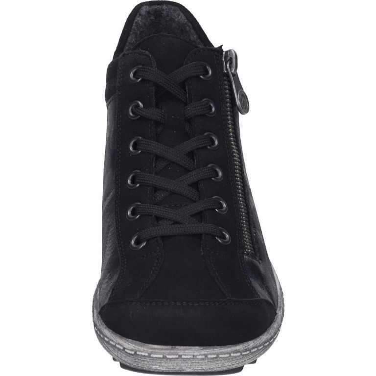 REMONTE Schnür-Stiefeletten schwarz