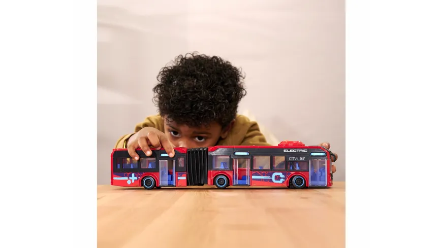 Dickie - Volvo City Bus, Lenkbarer Spielzeugbus