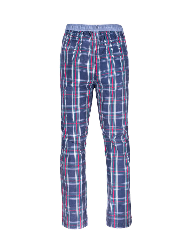 Luca David Pyjamahose Olden Glory Pants in grün rot günstig kaufen
