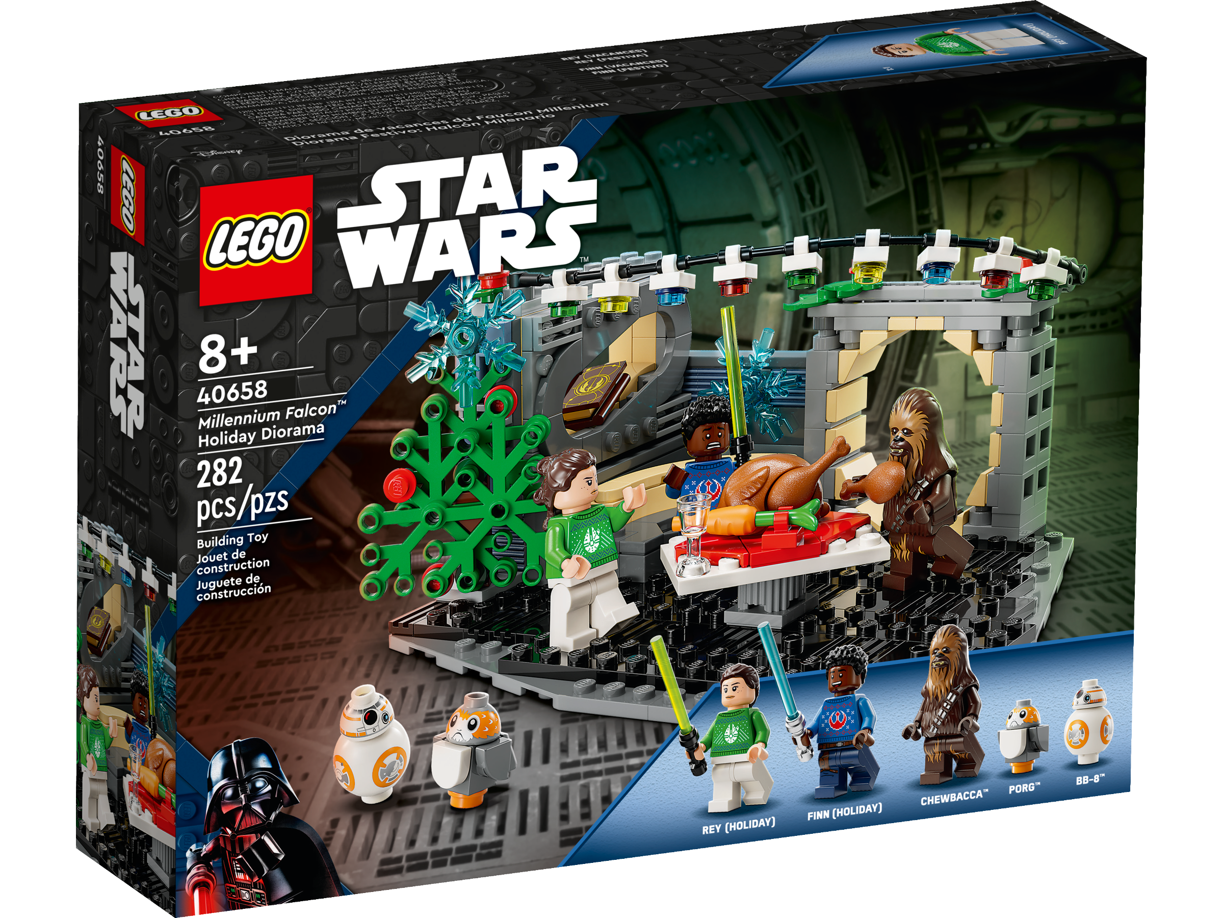 Millennium Falcon™ – Weihnachtsdiorama 40658
