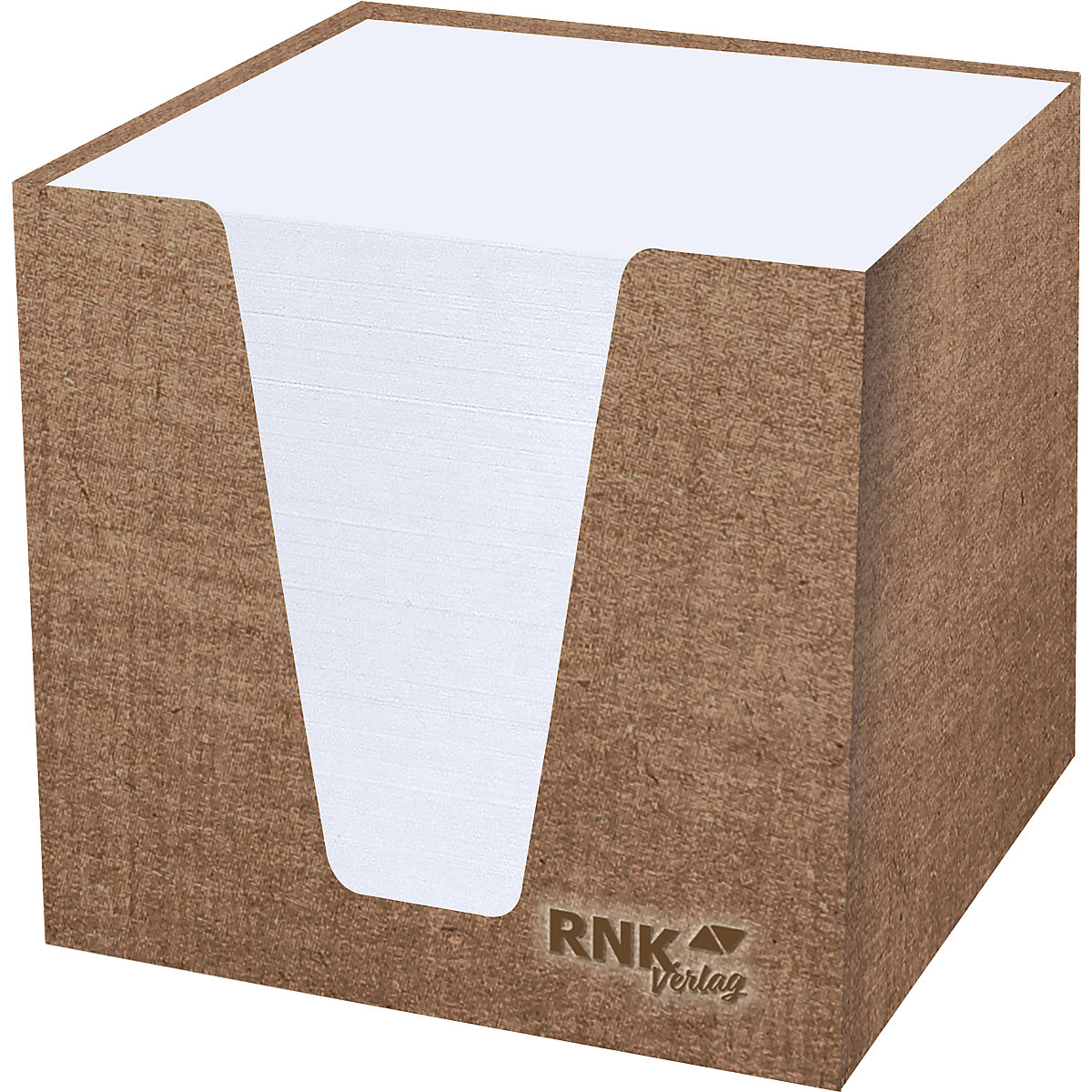 Zettelbox Eco, inkl. 900 Blatt weiß, 92 x 92 x 92 mm