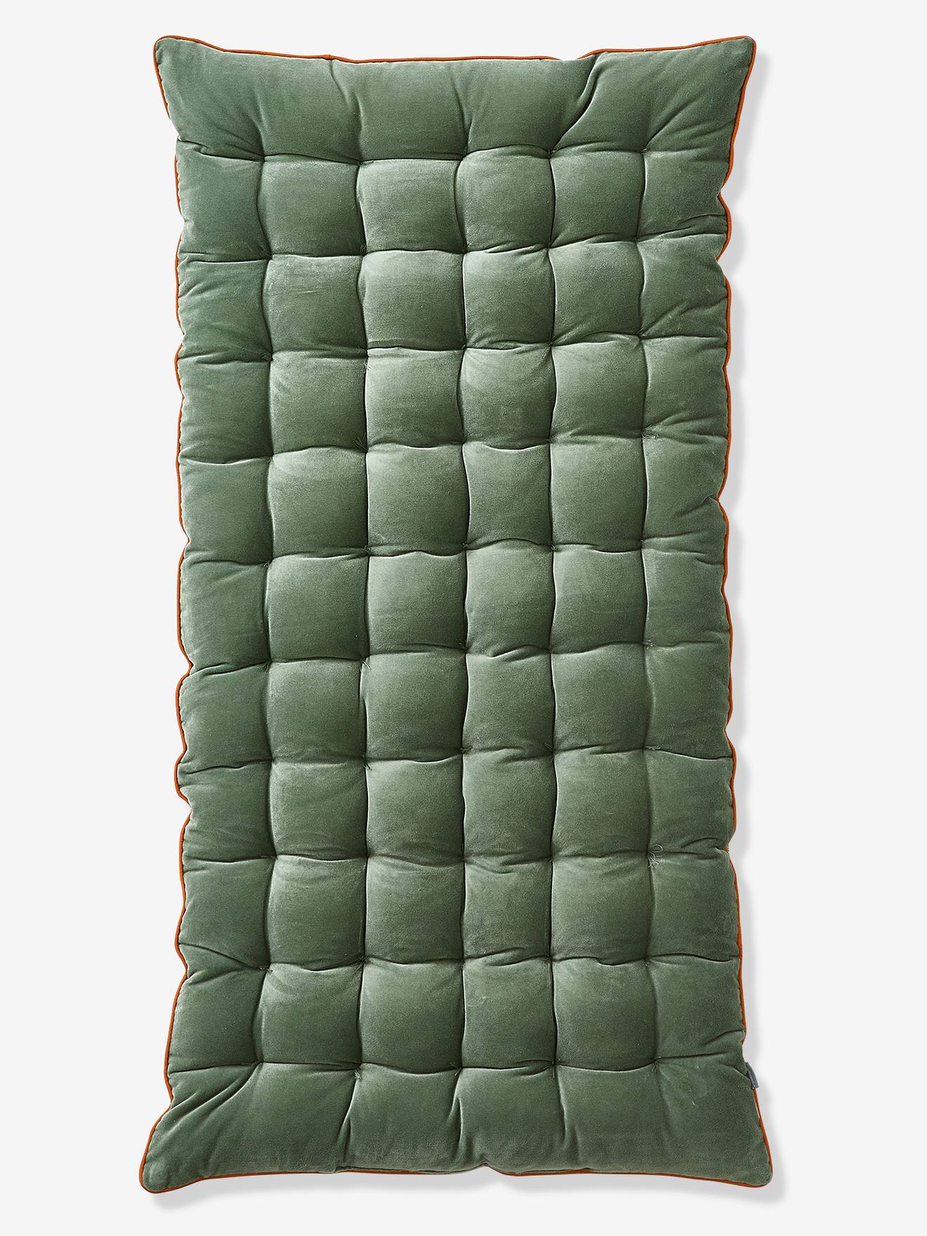Matelas de sol bi matière PALMETTES vert