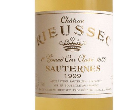 Château Rieussec Blanc Liquoreux 1999, Premier Cru Classé En 1855 Bordeaux Sauternes