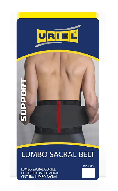 Uriel, Cinta Lombar-Sacral, Preta, Tamanho P