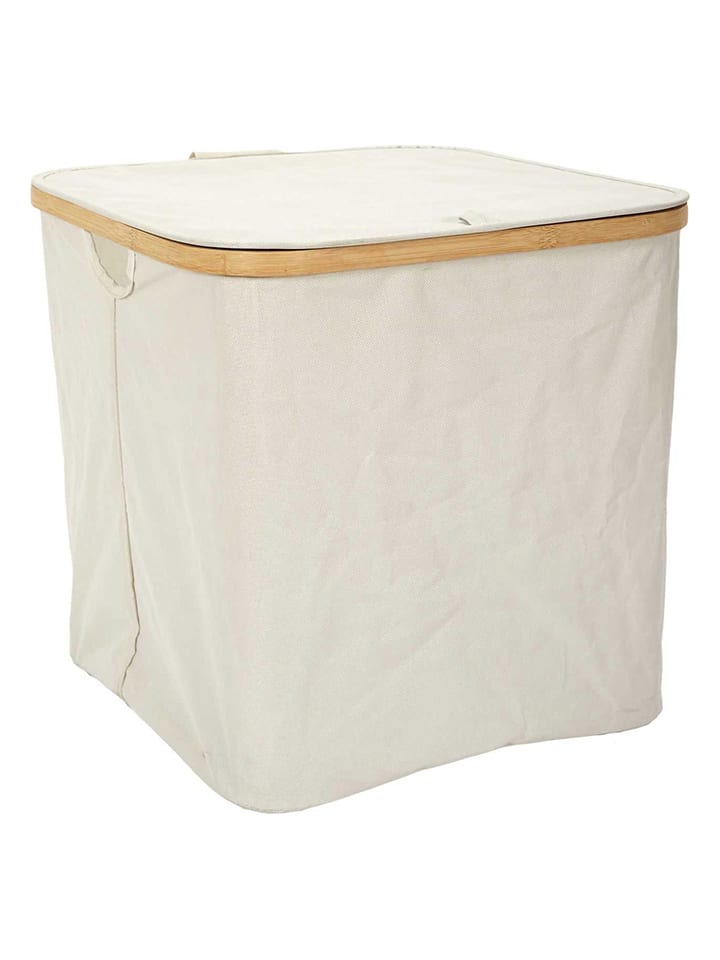 THE HOME DECO FACTORY Aufbewahrungskorb in Creme/ Natur - (B)38 x (H)38 x (T)38 cm günstig kaufen onesize