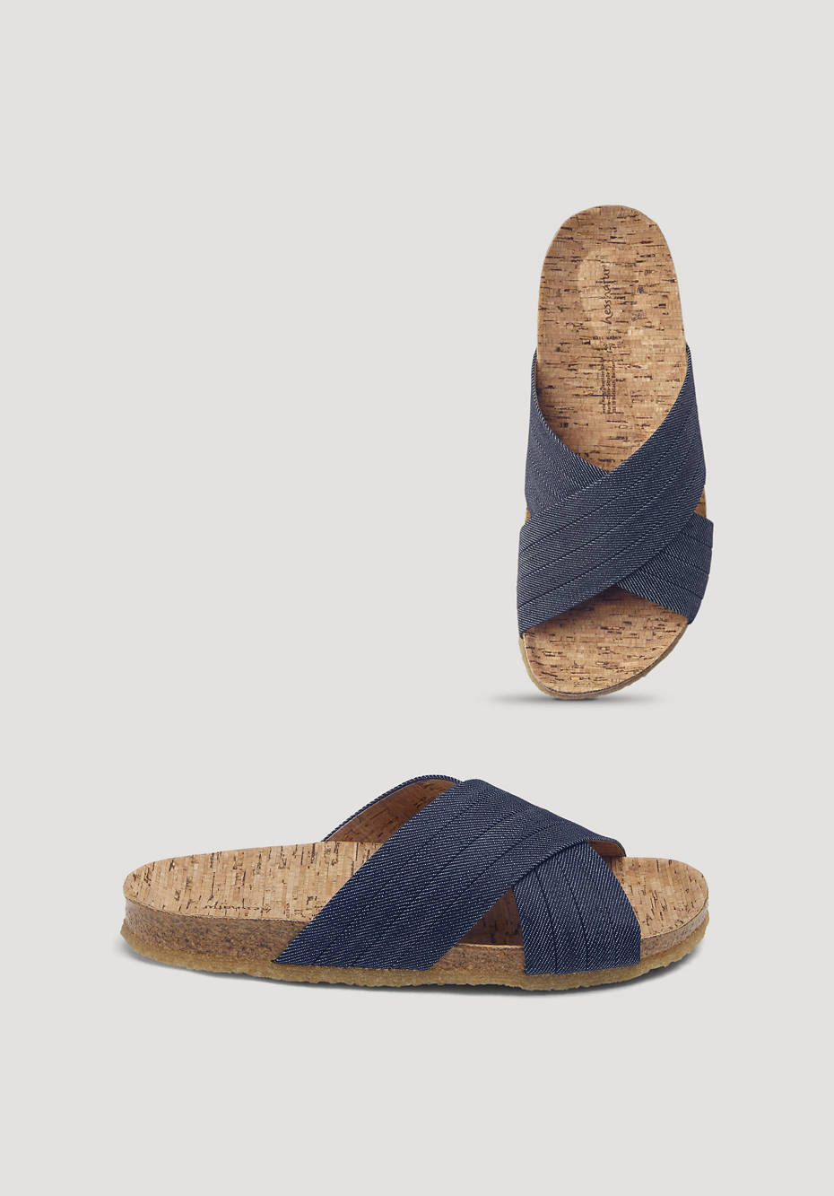Pantolette mit Bio-Denim