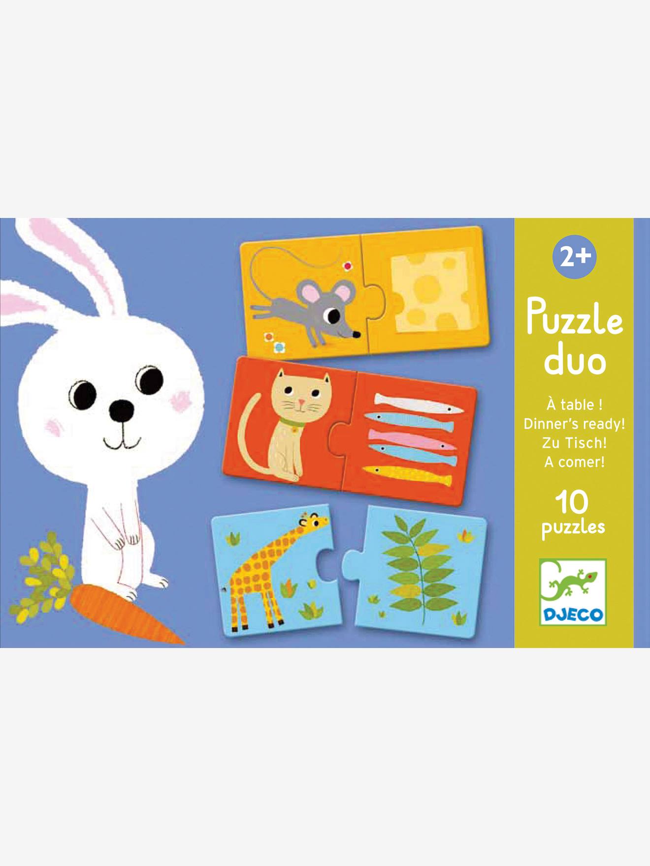 Djeco Duo-Puzzle ZU TISCH! DJECO - mehrfarbig