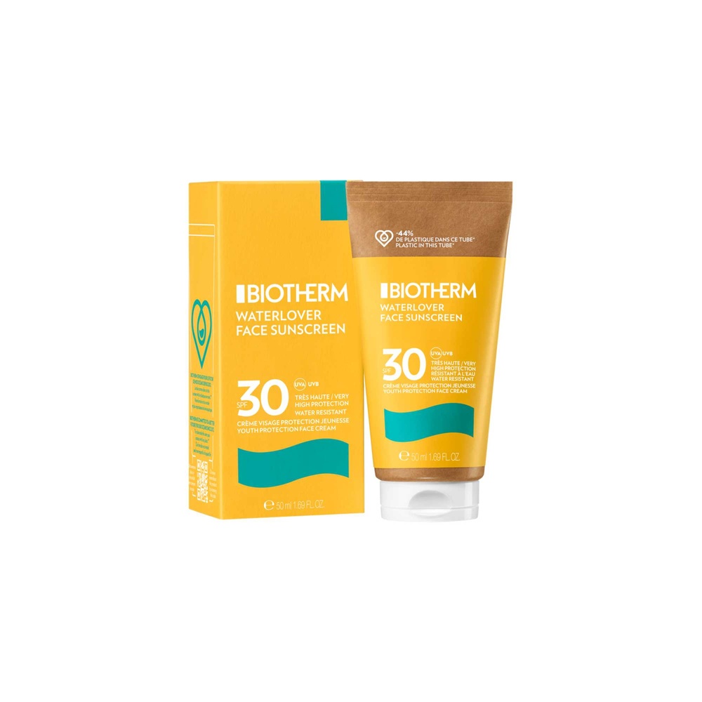 Biotherm Waterlover Crème solaire visage protection jeunesse pour prévenir le photovieillissement
