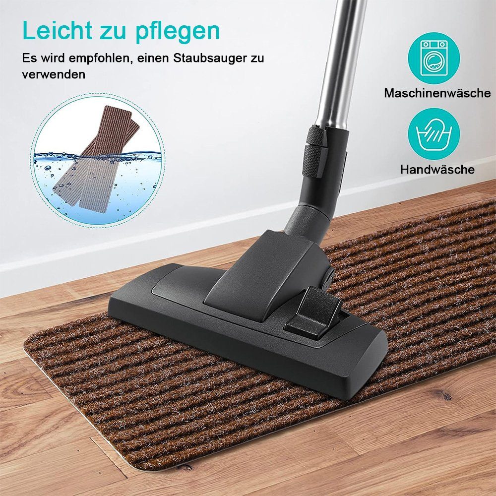 Stufenmatte 15 Stück Stufenmatten, 76 cm x 20 cm, rutschfeste Stufenmatten, NUODWELL