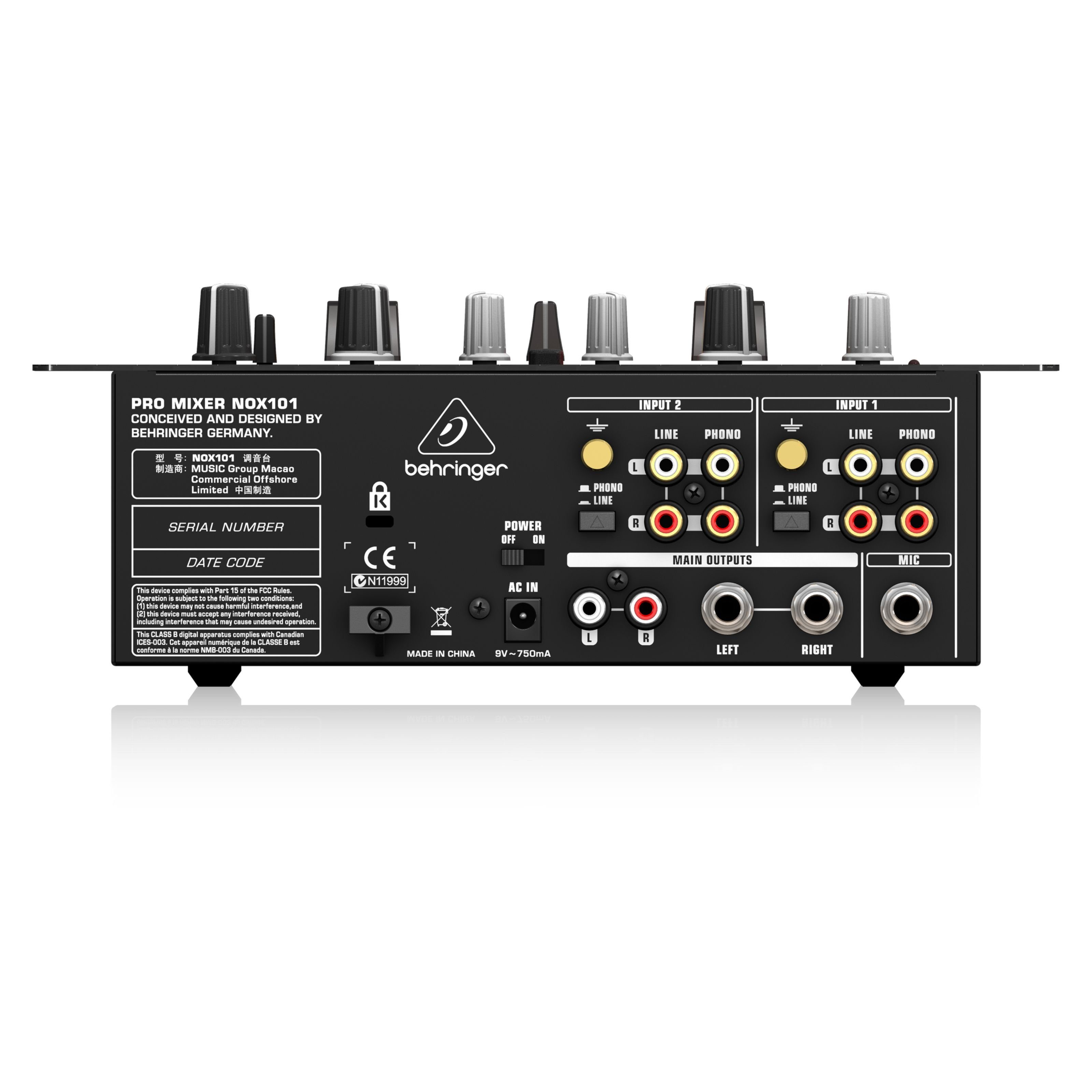Behringer Mischpult, NOX101