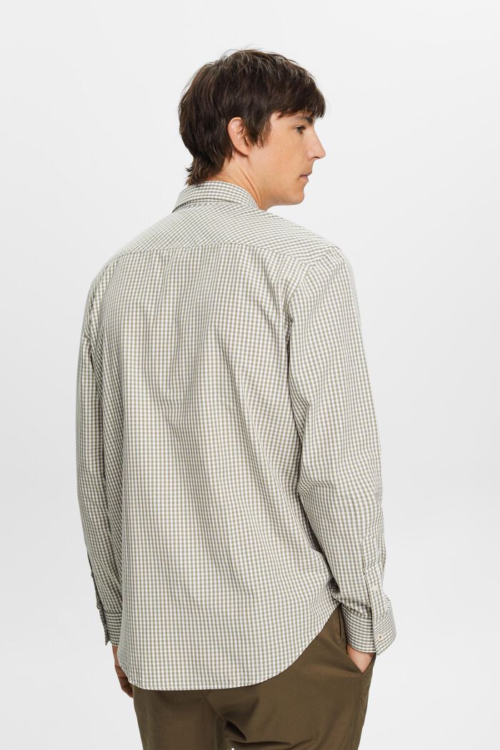 Button-Down-Hemd mit Vichy-Muster, 100% Baumwolle