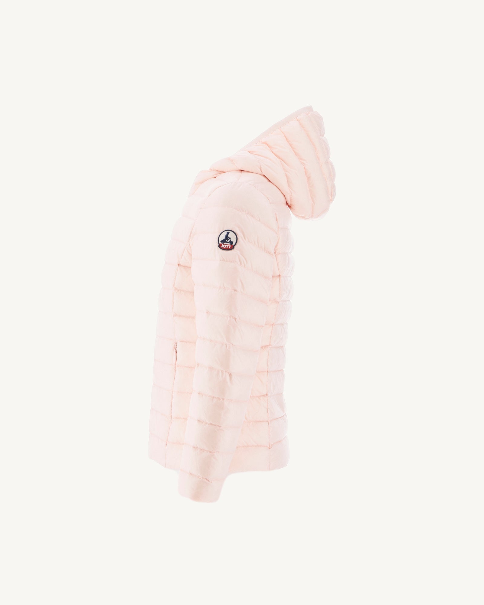 Doudoune légère à capuche enfant Rose clair Carla