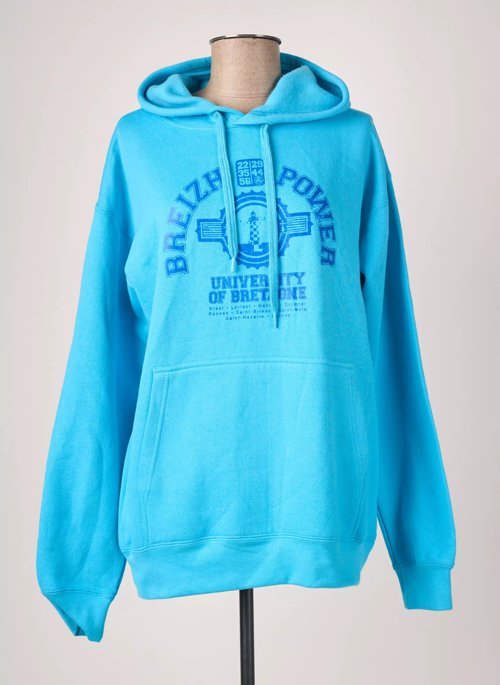Sol S Sweat Capuche Femme couleur bleu