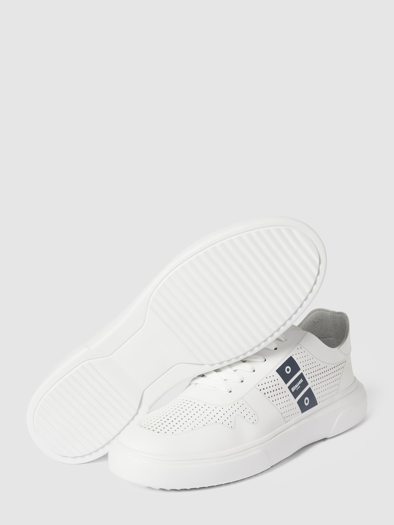 Sneaker mit Label-Print Modell 'BLAIR' in weiß
