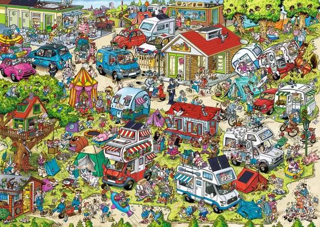 Puzzle 1000 Teile - The Campsite