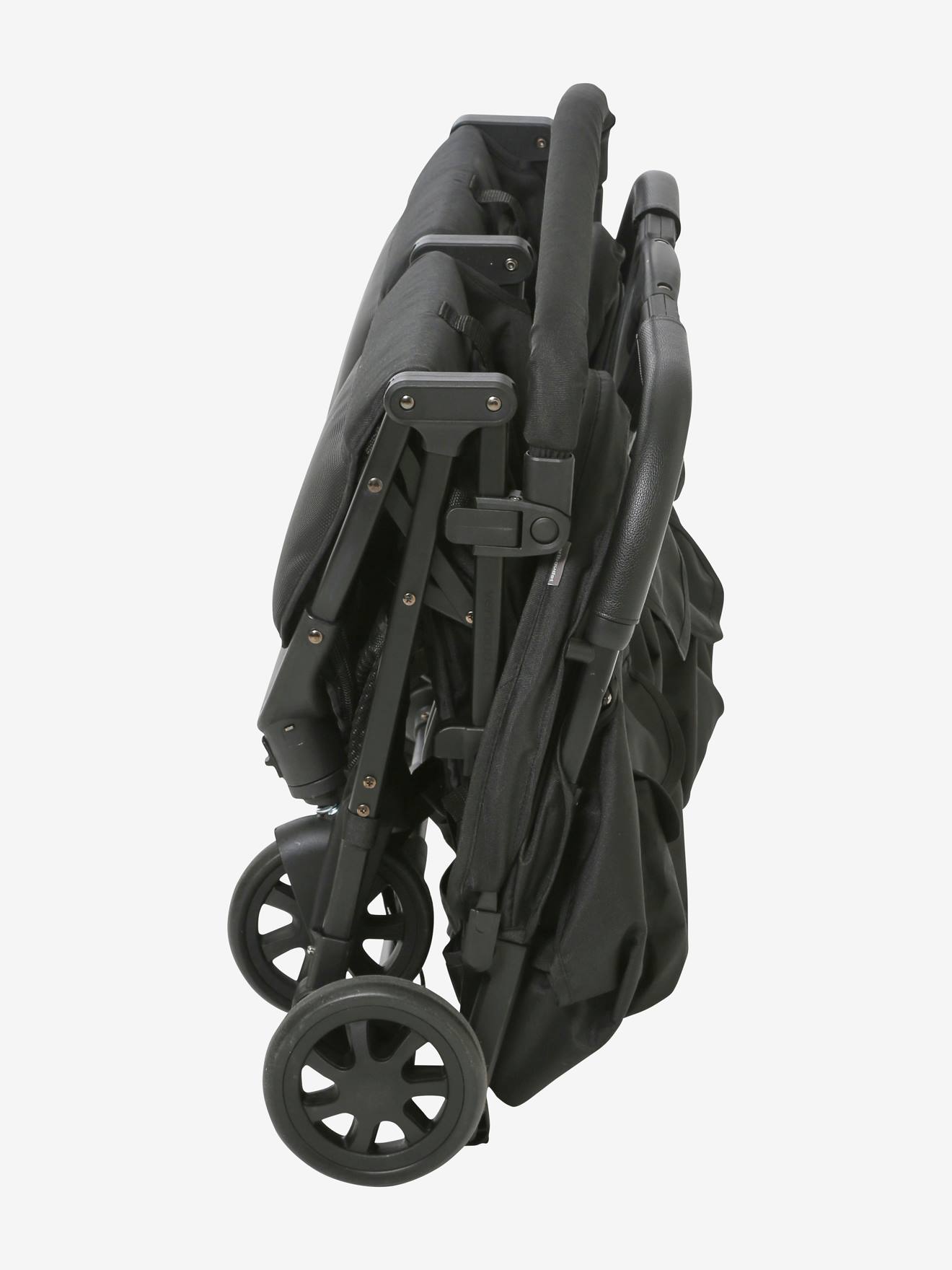 Vertbaudet Geschwister-Kinderwagen SPICA - schwarz