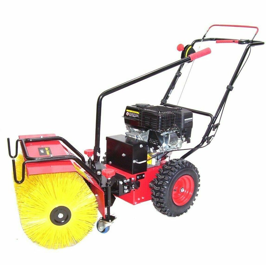 Apex Kehrmaschine 3 in1 Kombi Benzin Kehrmaschine Schneefräse 5,5PS 55730 Schneeschieber