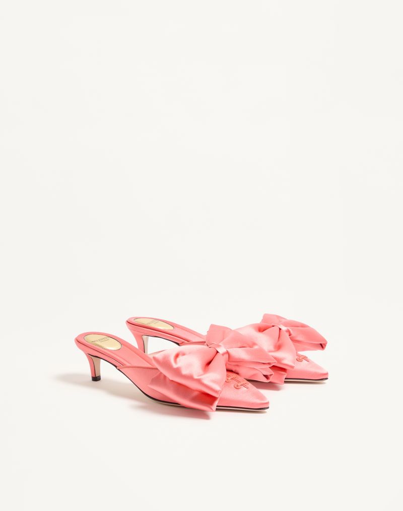 Mule Yolande em cetim 45mm