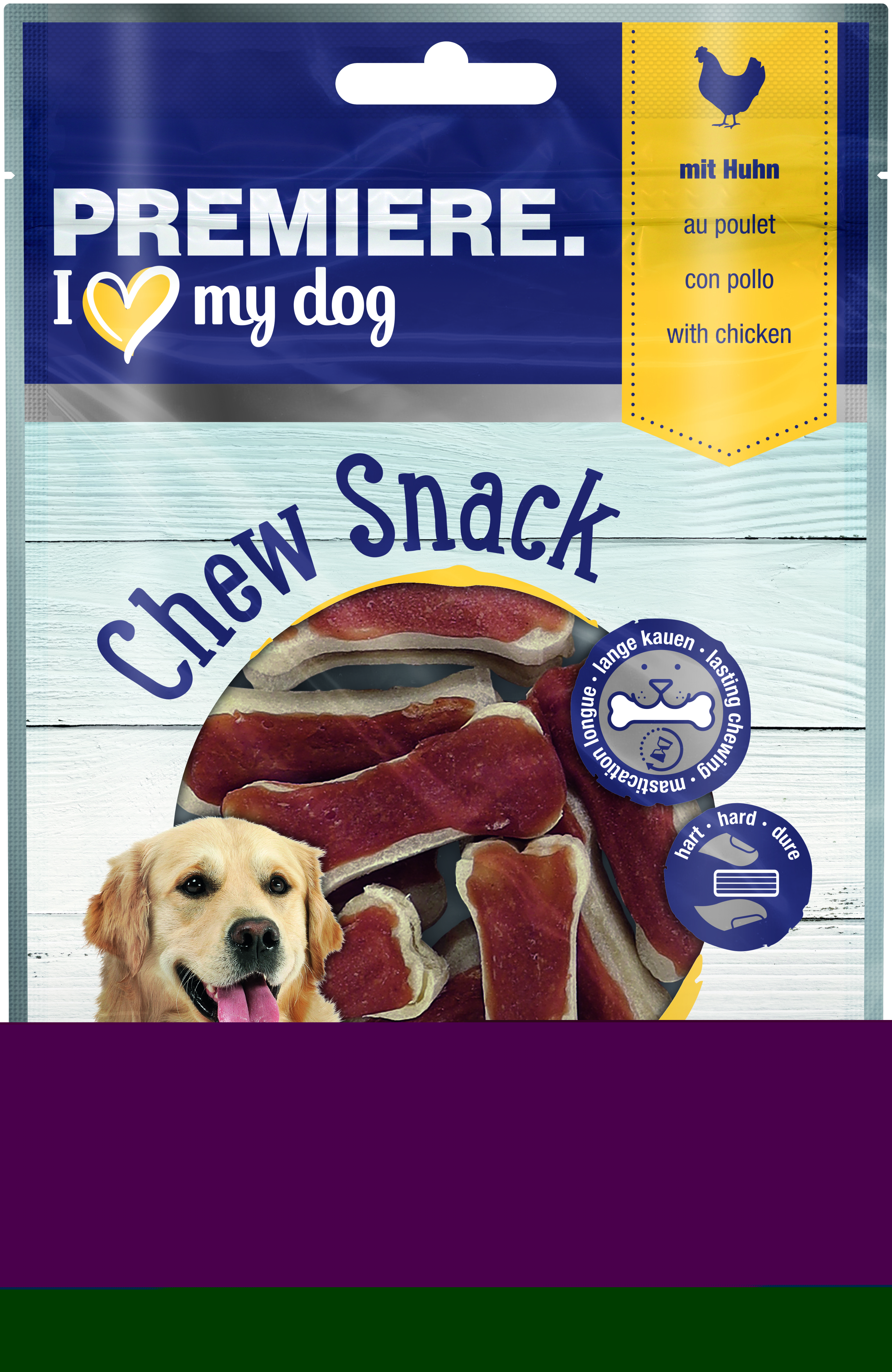 PREMIERE Snacks PREMIERE Kauknochen mit Huhn 12 Stück, 120 g