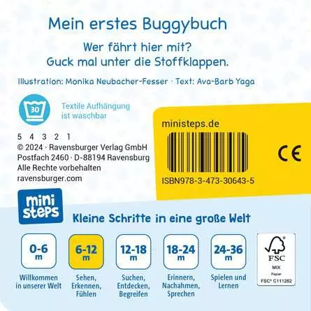 ministeps: Mein erstes Buggybuch: Guck mal! Erste Fahrzeuge