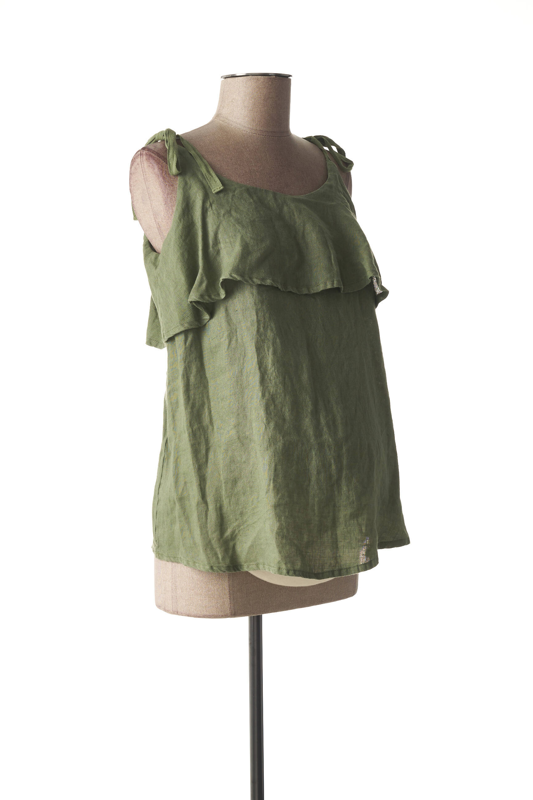 Menonove Chemisiers Maternite Femme couleur vert