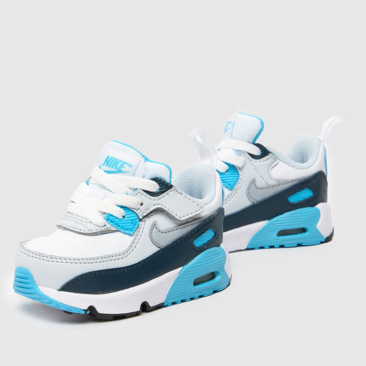 Nike Air Max 90 Lány Utcai Cipő Fehér/Fehér/Fekete, 36.5
