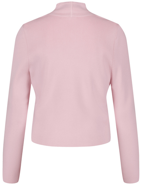 Offener Cardigan aus feinem Rippstrick