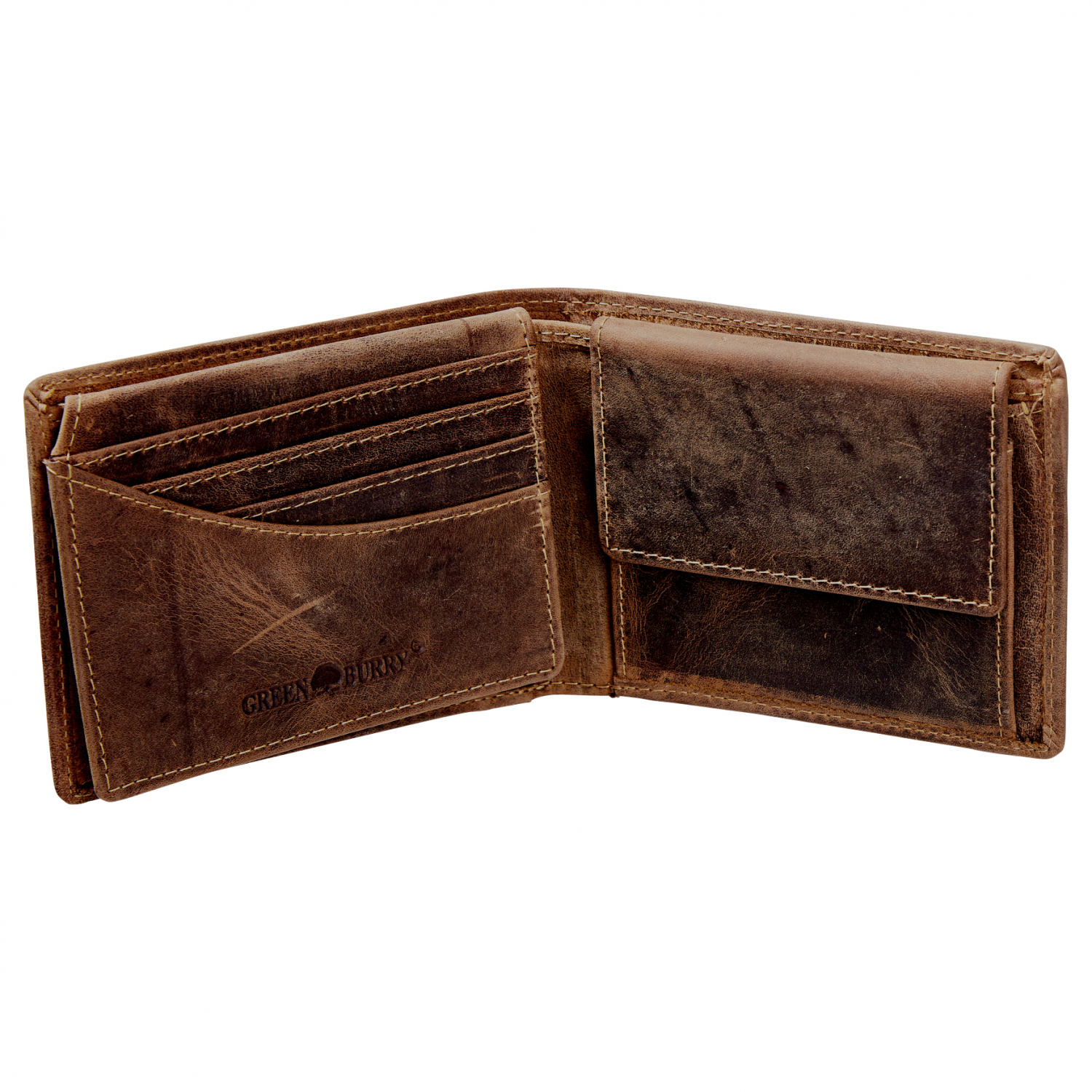 Green Burry Greenburry Vintage Scheintasche 2-teilig Royal Stag (Leder)