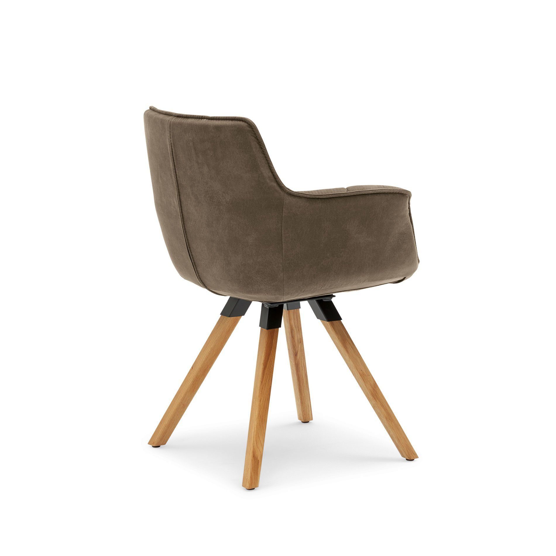 Musterring Schalenstuhl Tamina, 3D-Formschaumschale, Microfaserbezug, Stativgestell